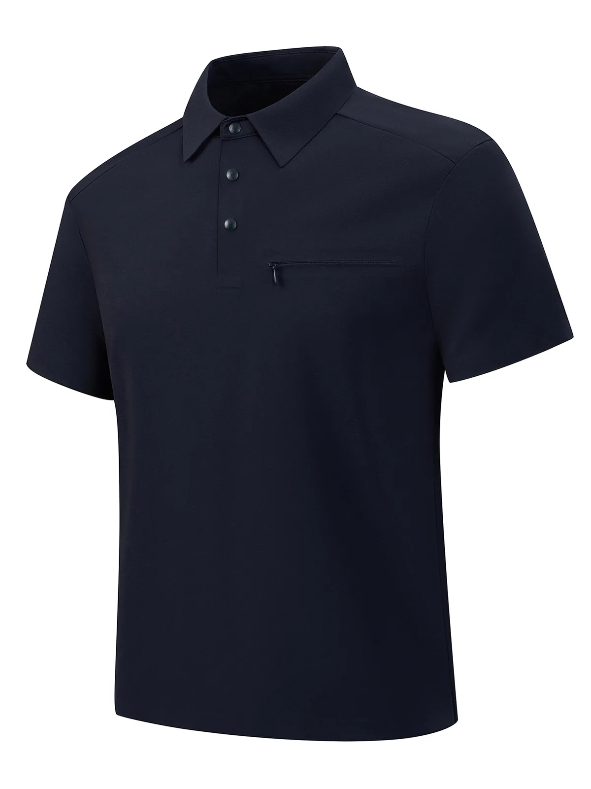 Men's Ice-Silk Polo Shirt with Pocket