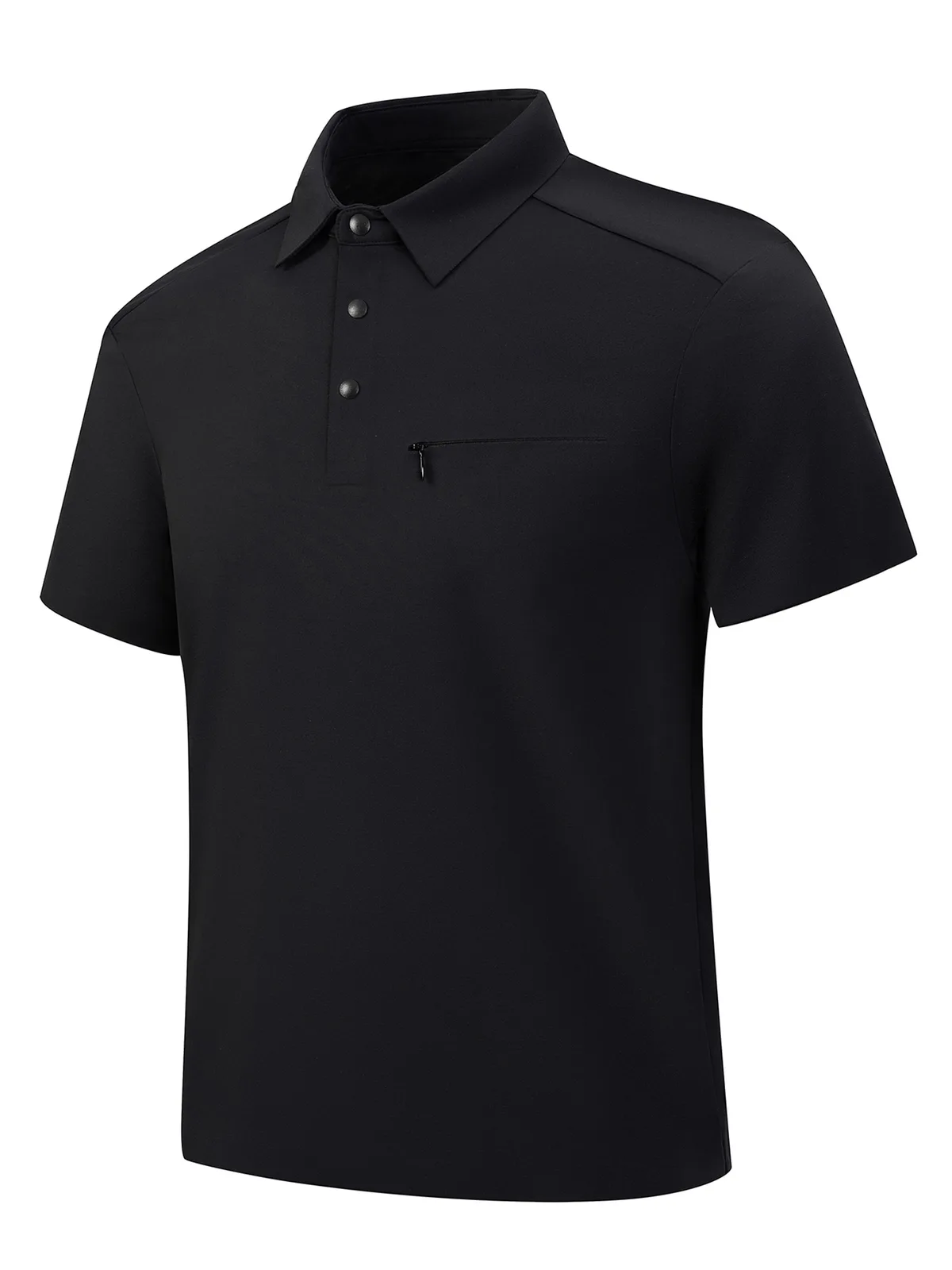 Men's Ice-Silk Polo Shirt with Pocket
