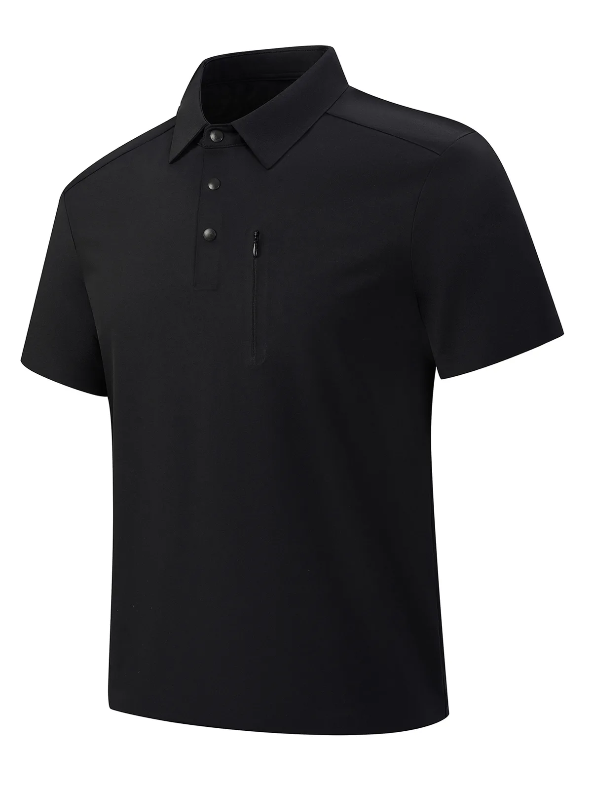 Men's Ice-Silk Polo Shirt with Pocket