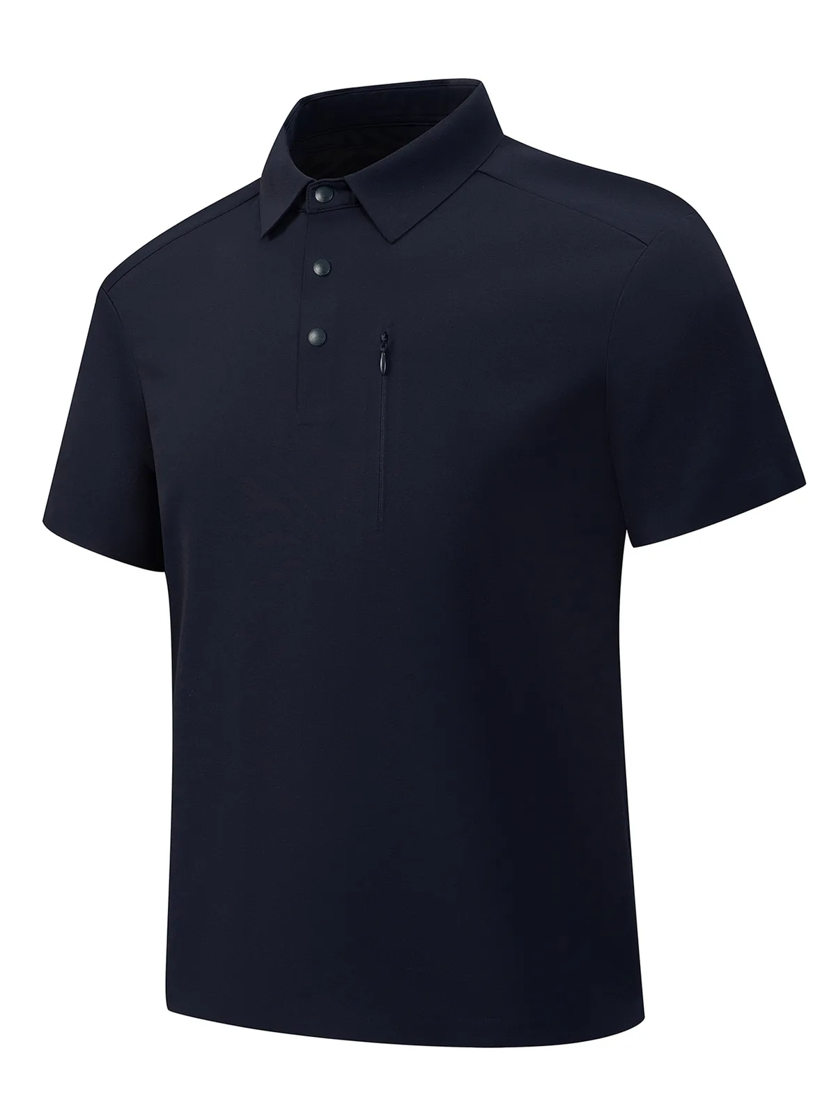 Men's Ice-Silk Polo Shirt with Pocket