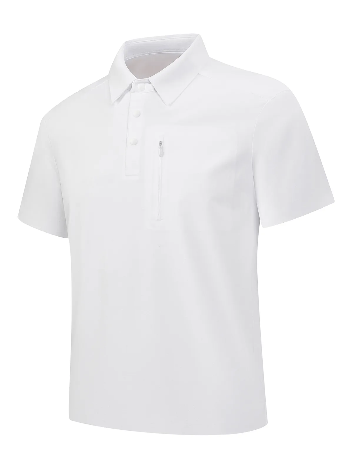 Men's Ice-Silk Polo Shirt with Pocket