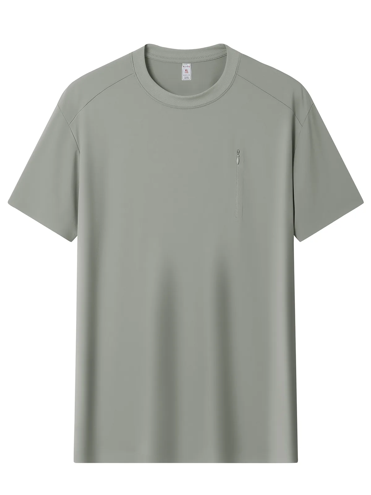 Men's Ice-Silk T-Shirt with Pocket