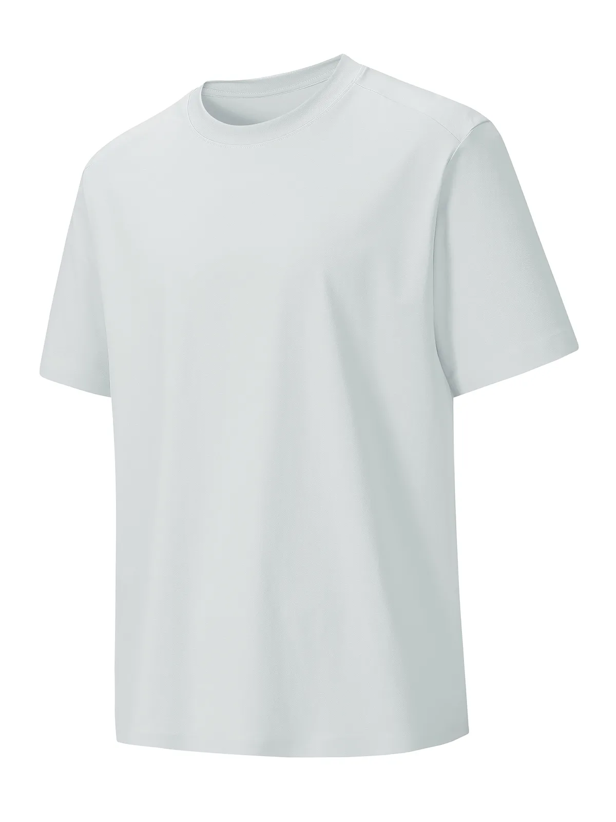 Men's Ice-Silk T-Shirt with Crew Neck