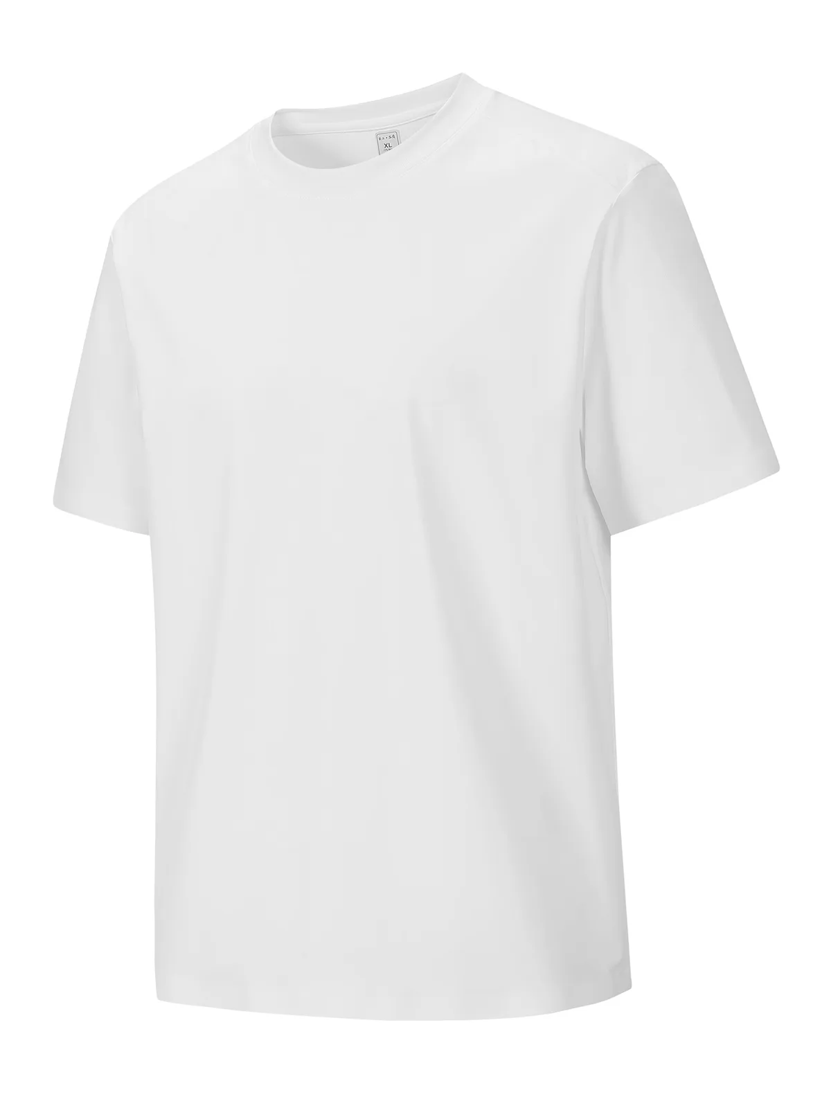 Men's Ice-Silk T-Shirt with Crew Neck