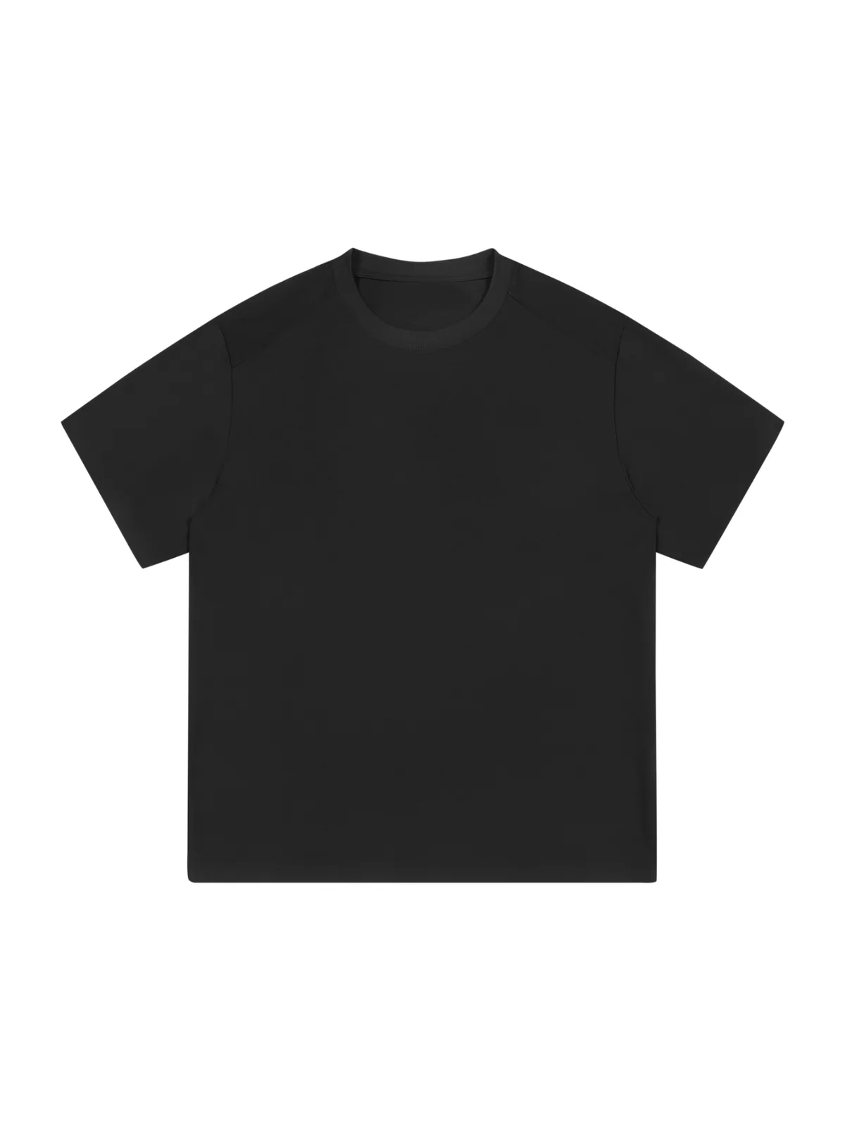 Men's Ice-Silk T-Shirt with Crew Neck