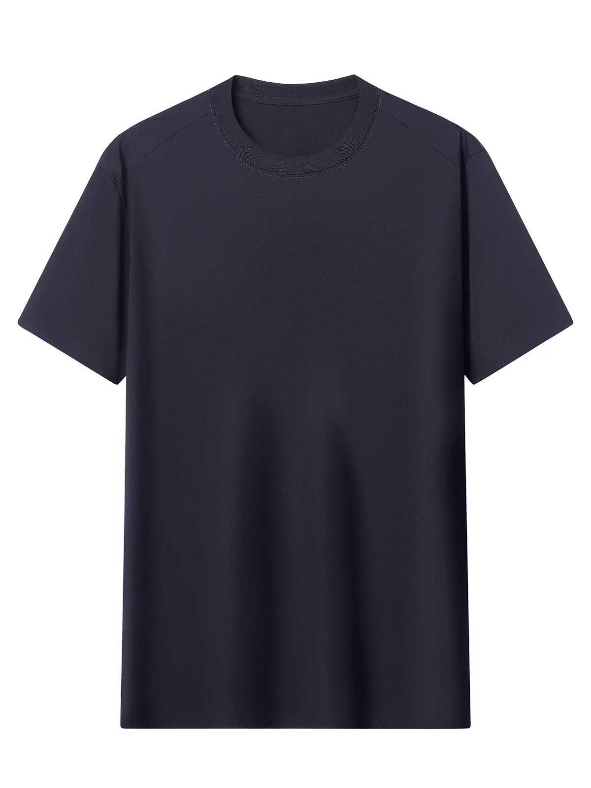 Men's Ice-Silk T-Shirt with Crew Neck