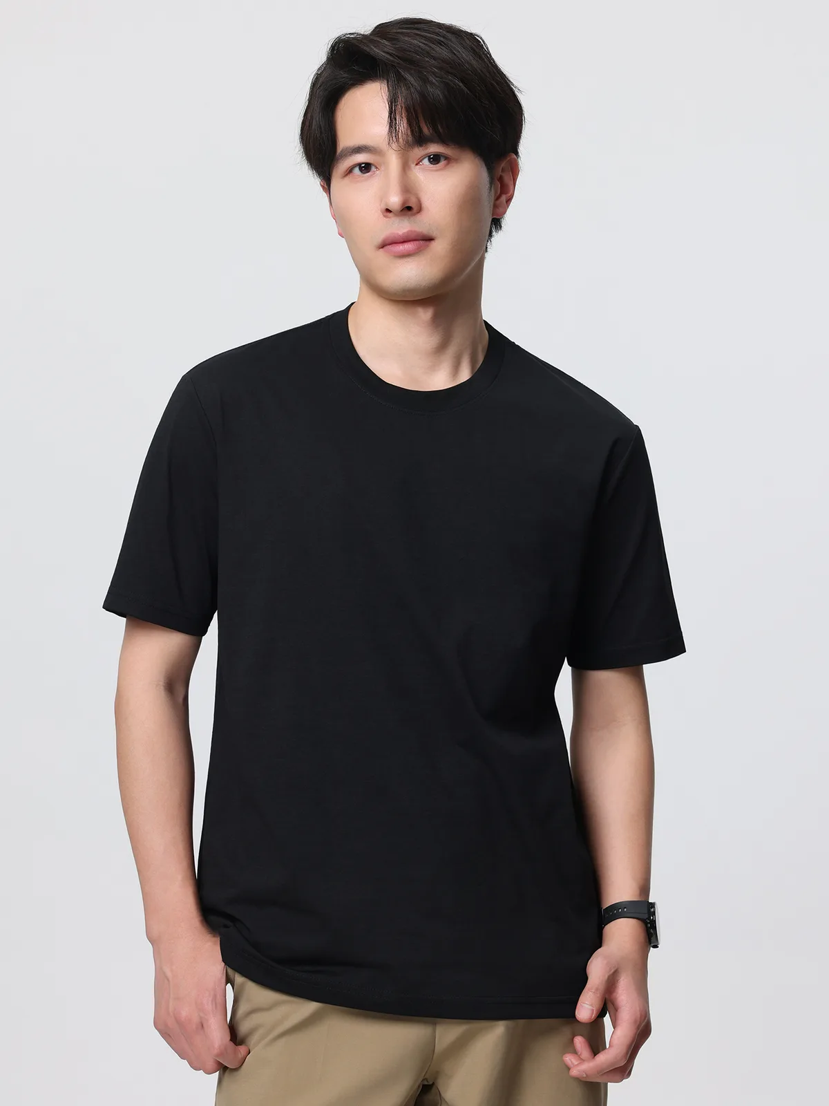 Men's Cotton T-Shirt with Crew Neck