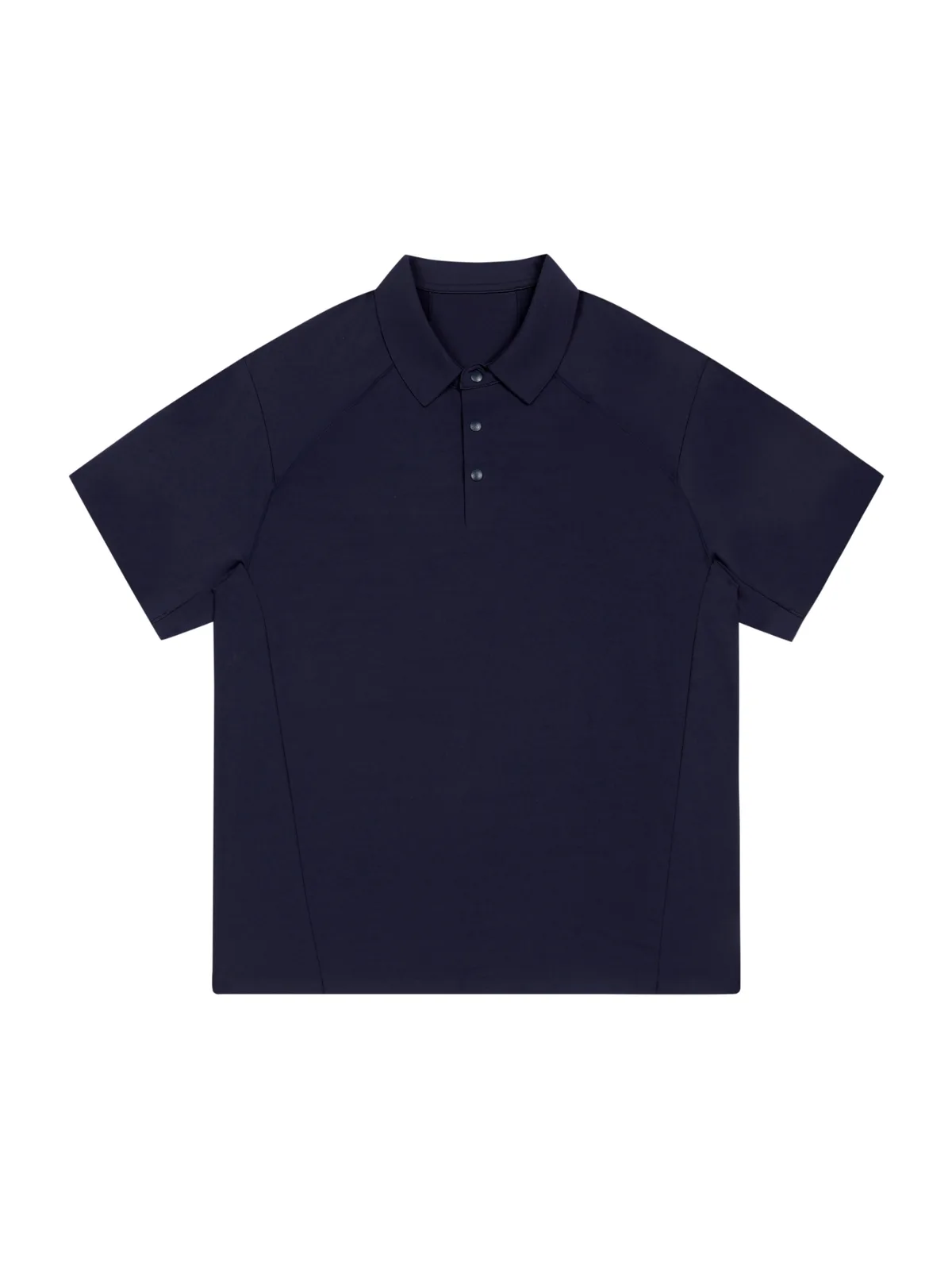 Men's Ice-Silk Polo Shirt with Turn-Down Collar