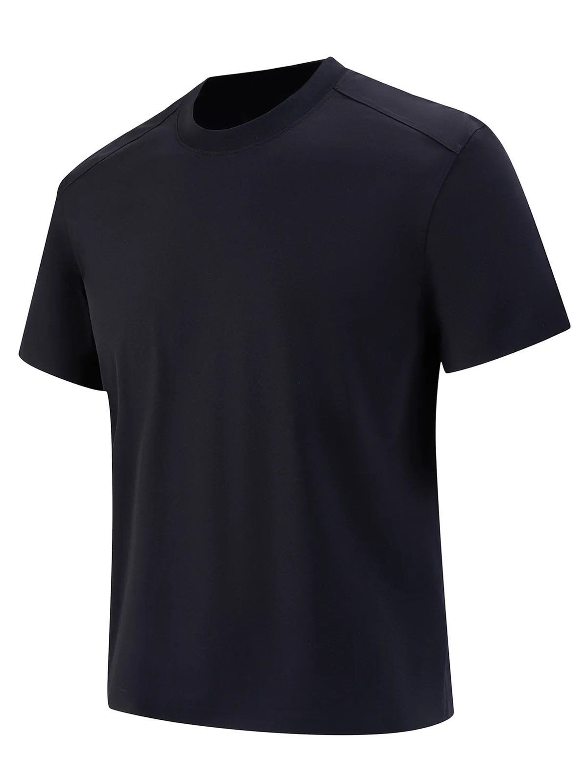 Men's Ice-Silk T-Shirt with Crew Neck