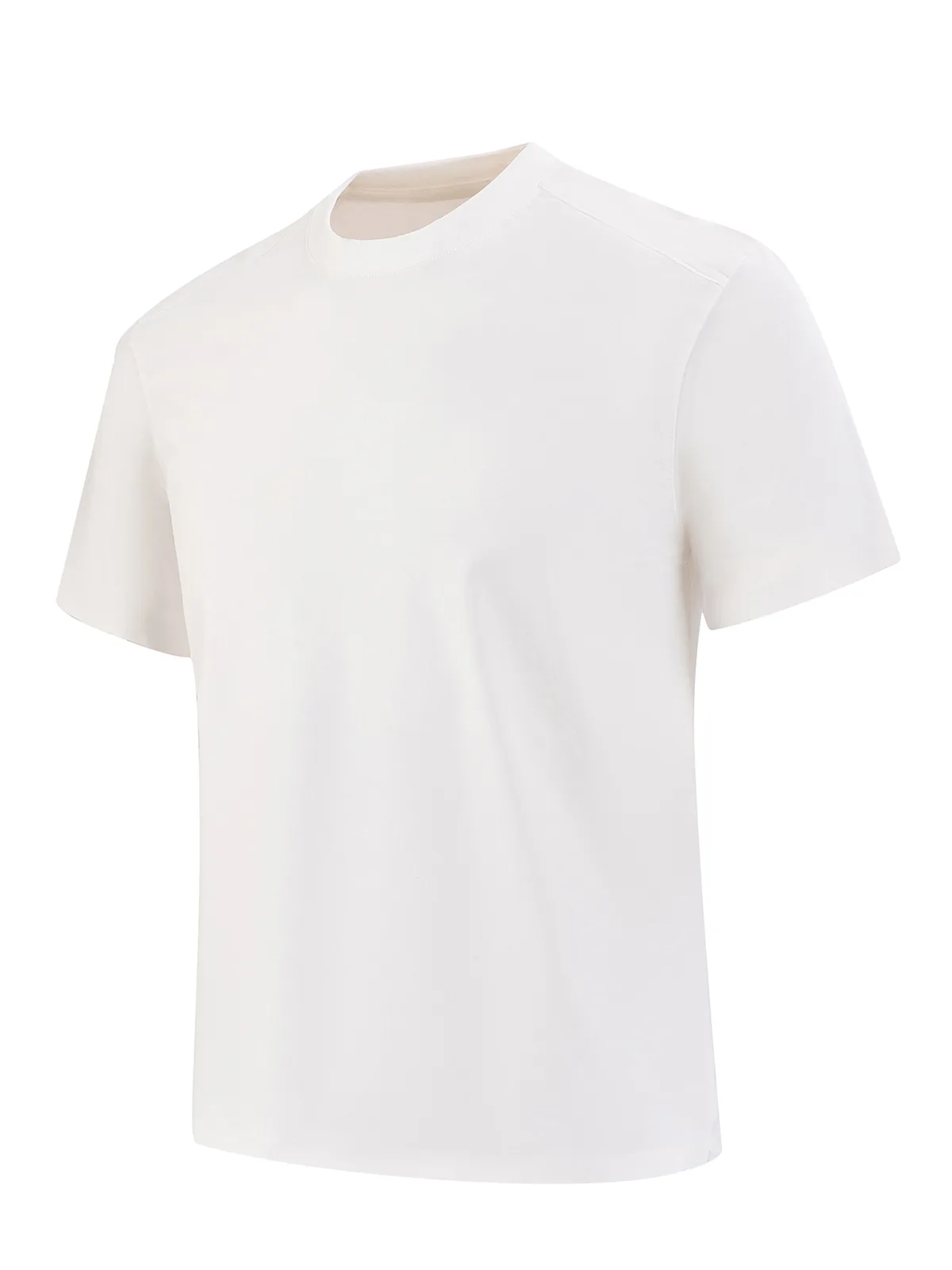 Men's Ice-Silk T-Shirt with Crew Neck