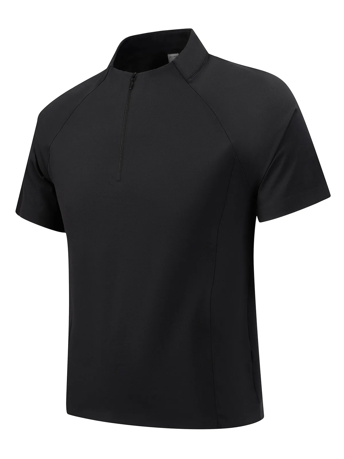 Men's Polo Shirt with Quarter-Zip