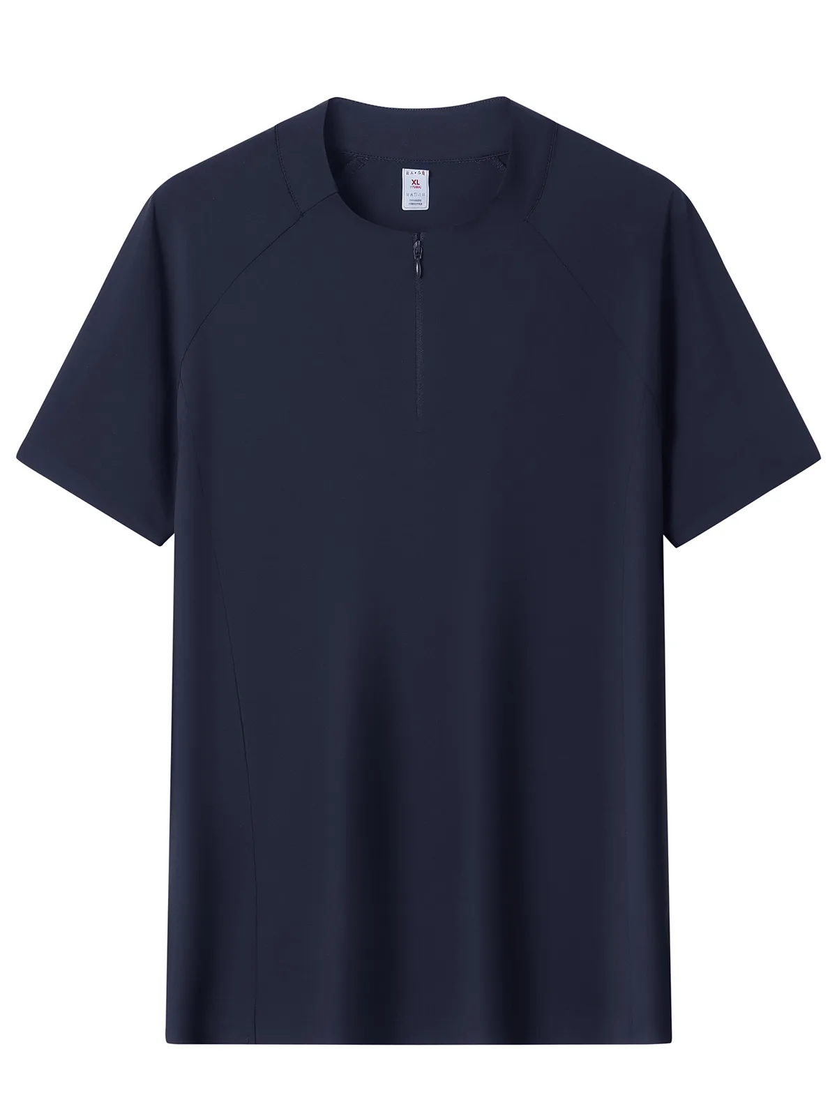 Men's Polo Shirt with Quarter-Zip