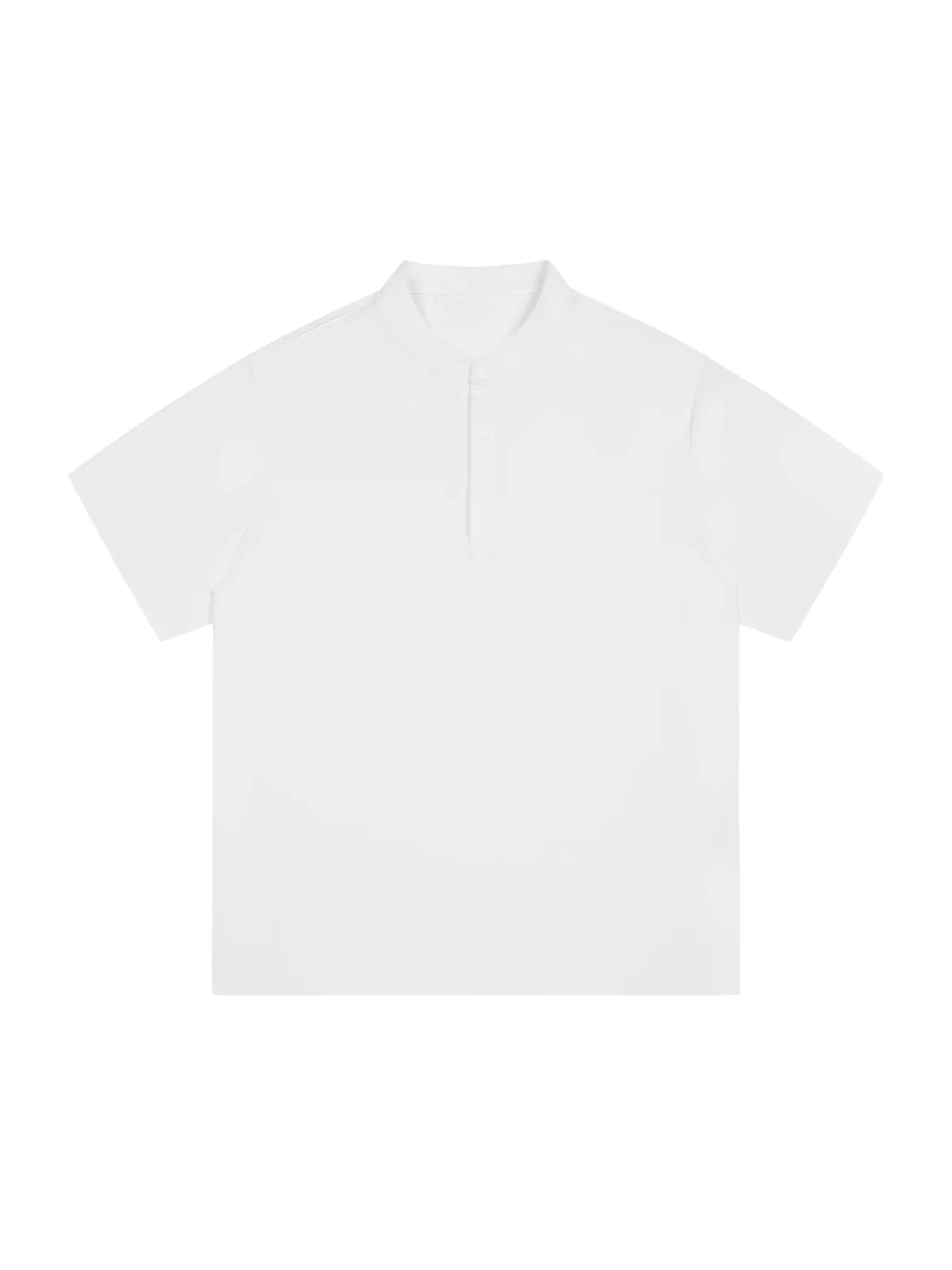 Men's Ice-Silk Polo Shirt with Turn-Down Collar