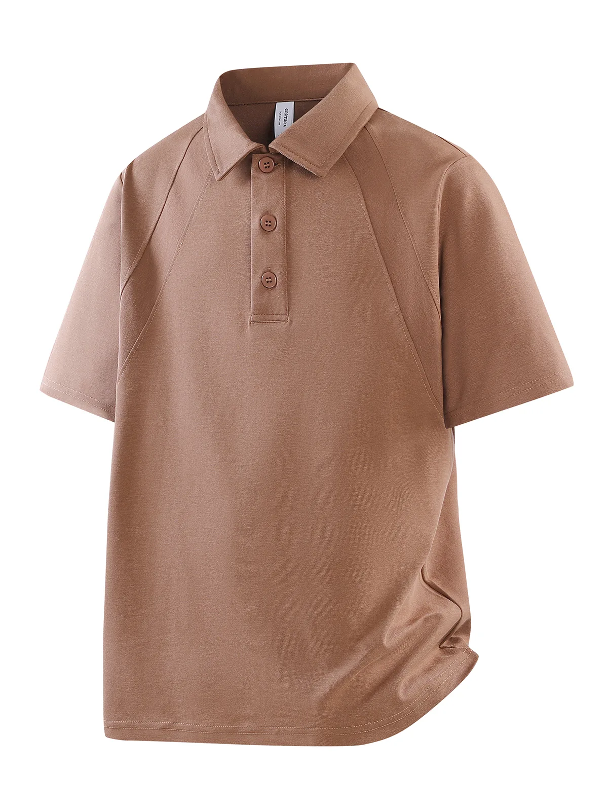 Men's Polo Shirt with Turn-Down Collar