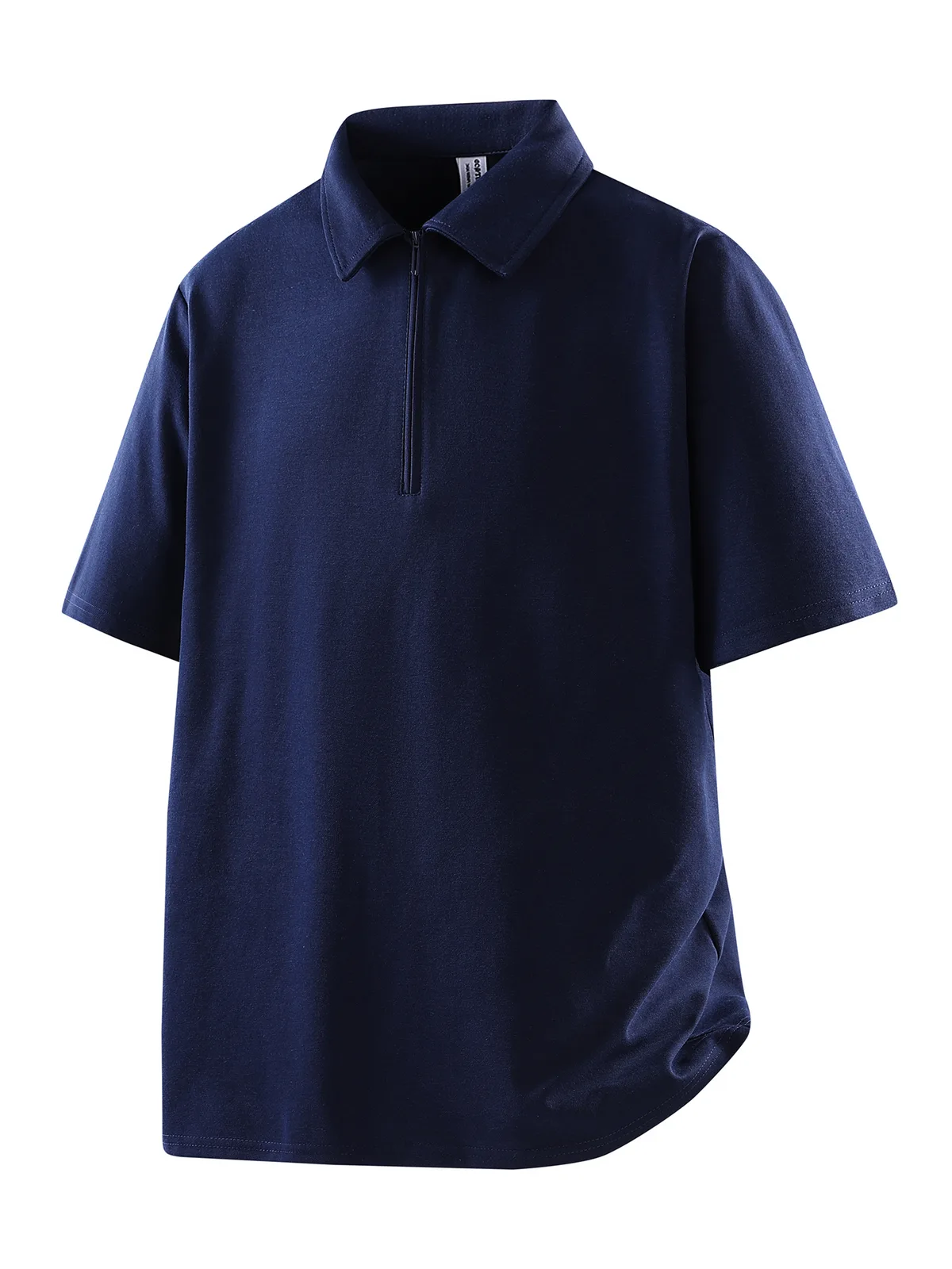 Men's Polo Shirt with Quarter-Zip