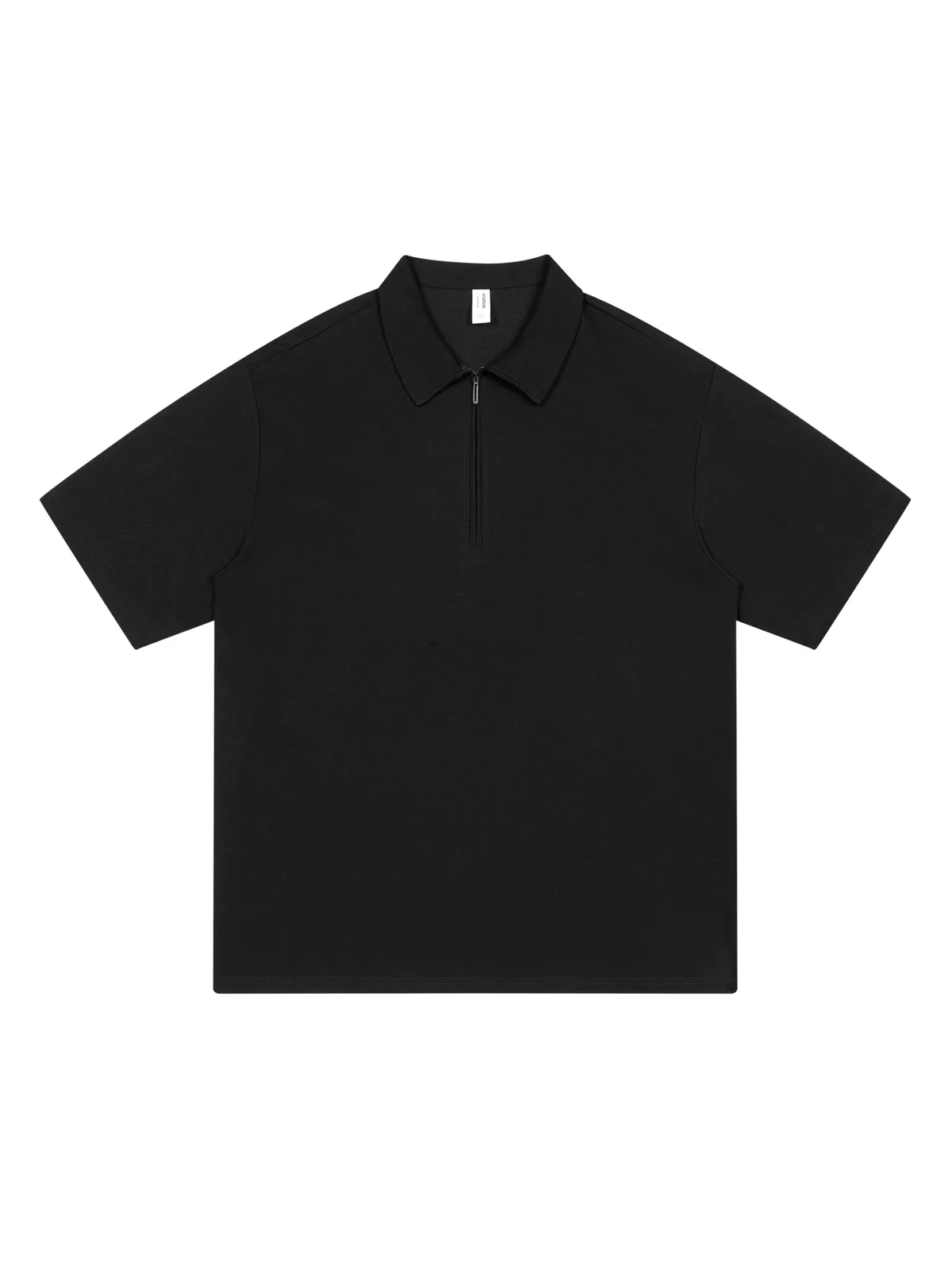 Men's Polo Shirt with Quarter-Zip