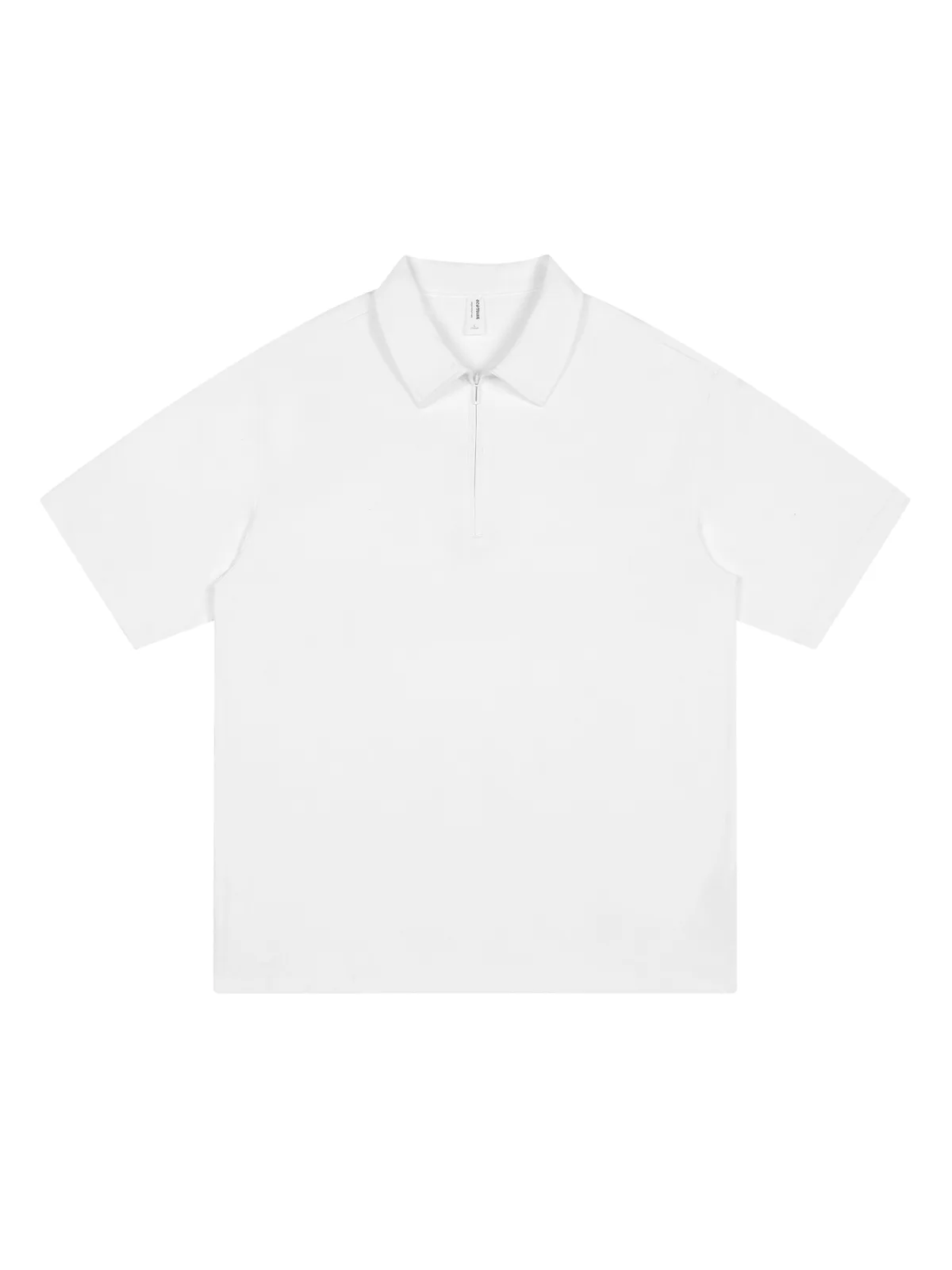 Men's Polo Shirt with Quarter-Zip