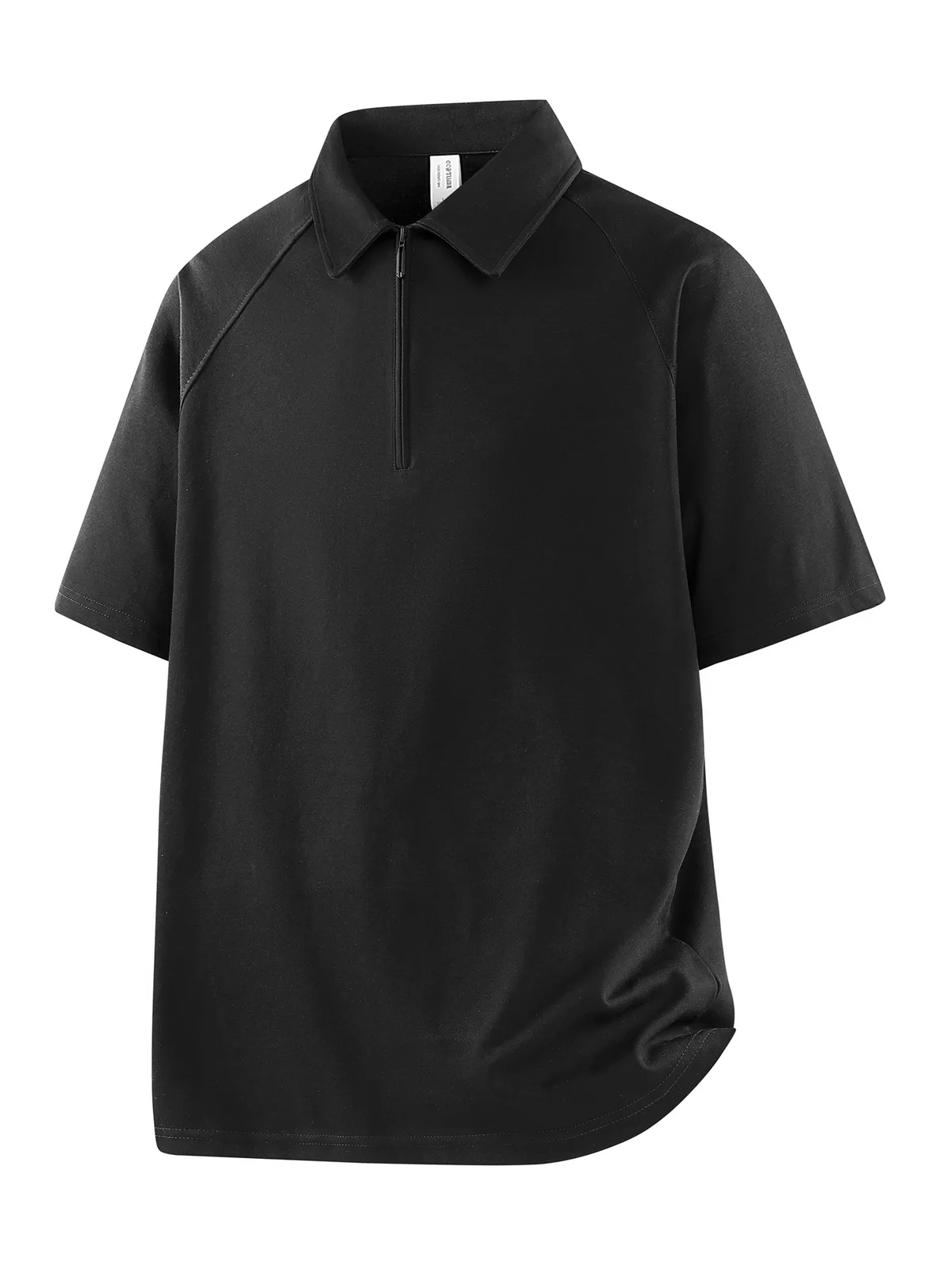 Men's Polo Shirt with Quarter-Zip