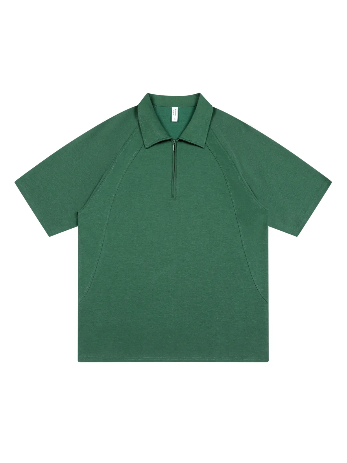 Men's Polo Shirt with Quarter-Zip