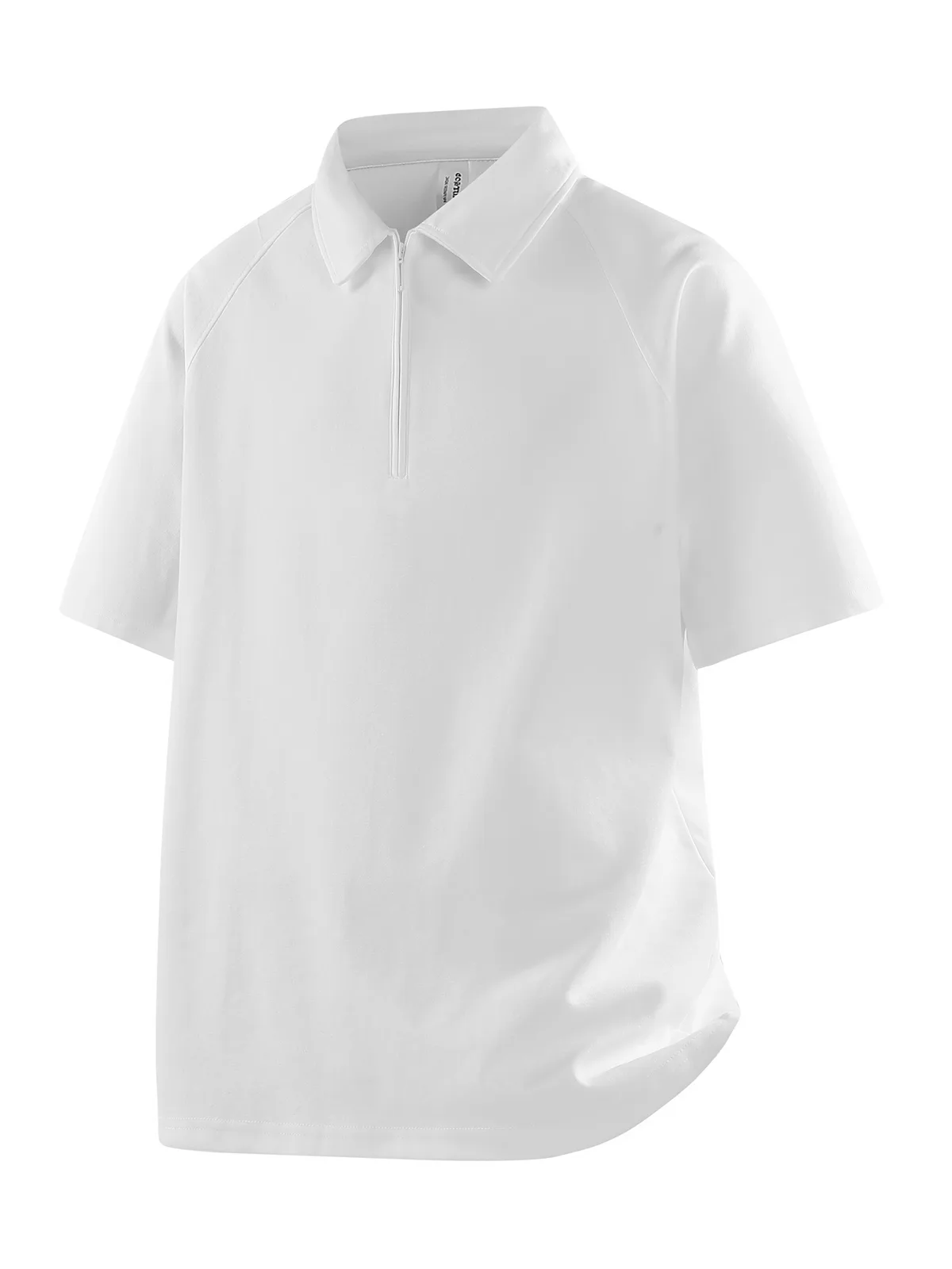 Men's Polo Shirt with Quarter-Zip