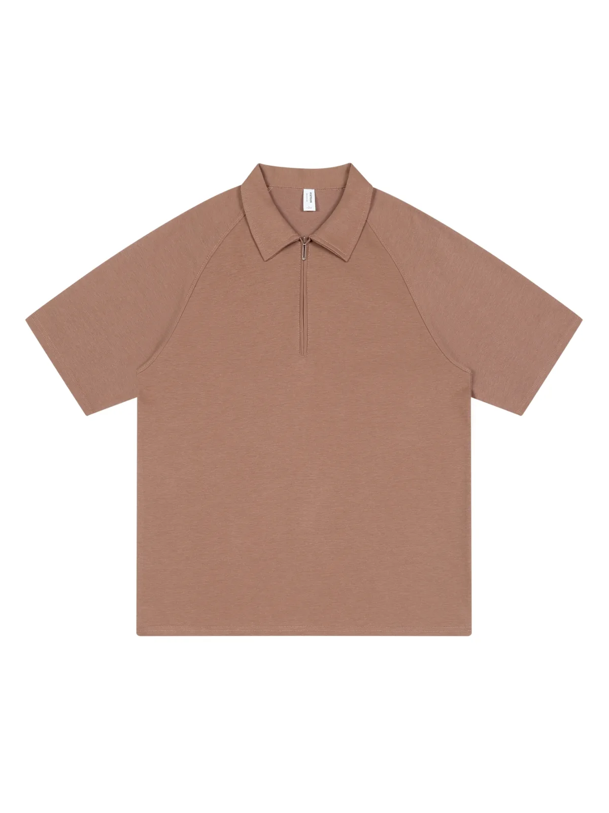 Men's Polo Shirt with Quarter-Zip
