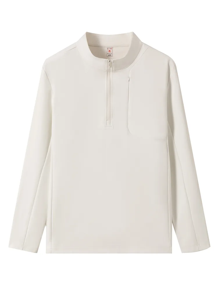 Men's T-Shirt with Quarter-Zip