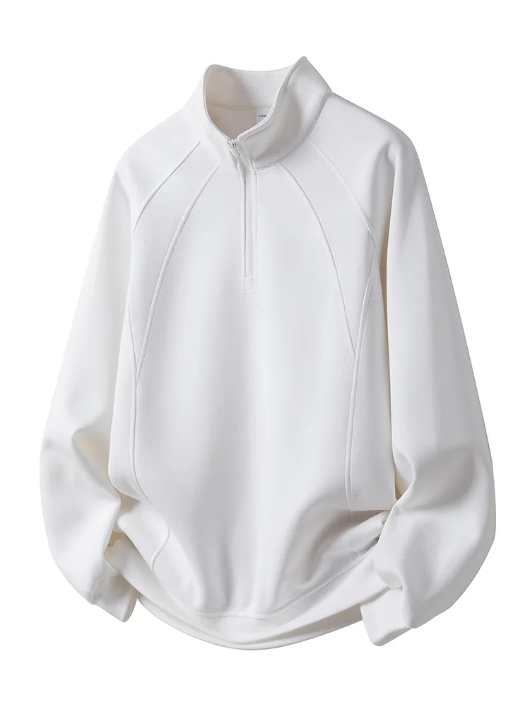 Men's T-Shirt with Quarter-Zip
