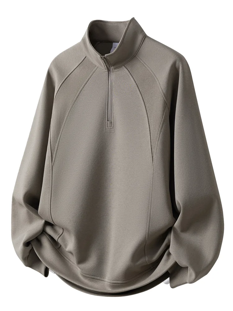 Men's T-Shirt with Quarter-Zip