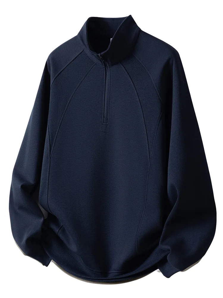 Men's T-Shirt with Quarter-Zip
