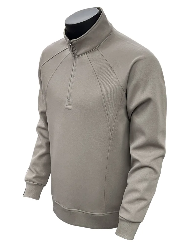 Men's T-Shirt with Quarter-Zip