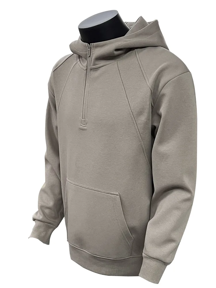 Men's T-Shirt with Quarter-Zip