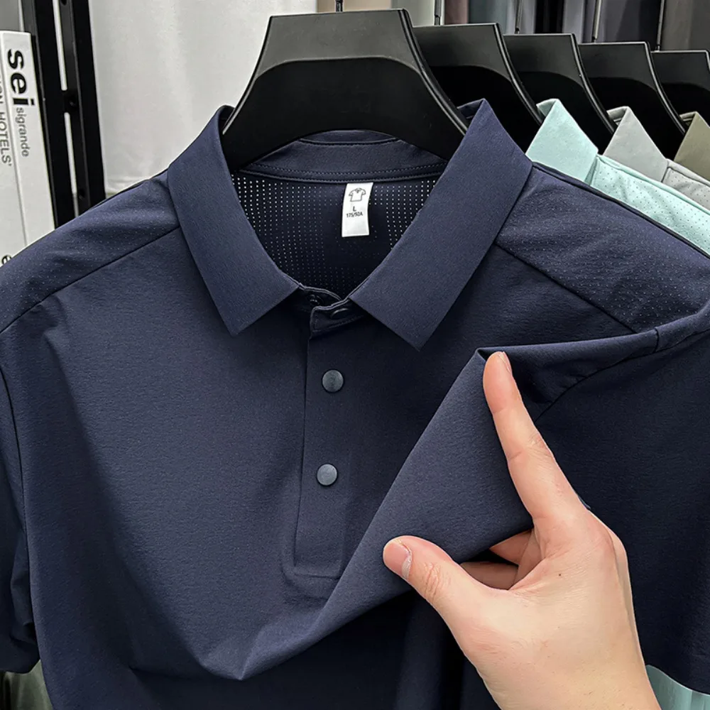 Men's Ice-Silk Polo Shirt