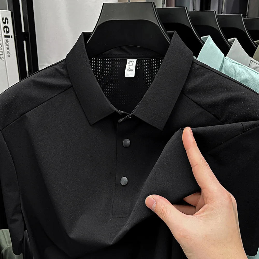 Men's Ice-Silk Polo Shirt