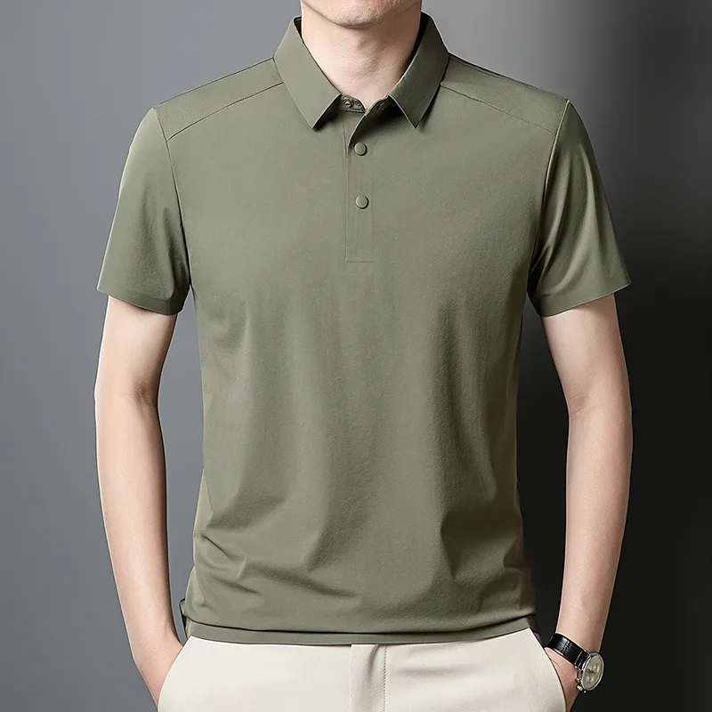 Men's Ice-Silk Polo Shirt