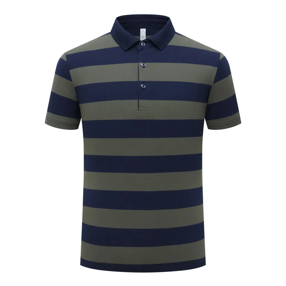 Men's Polo Shirt with Turn-Down Collar