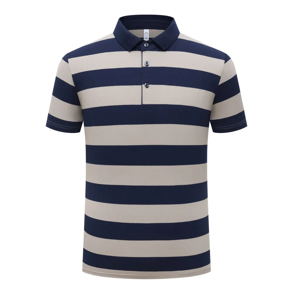 Men's Polo Shirt with Turn-Down Collar