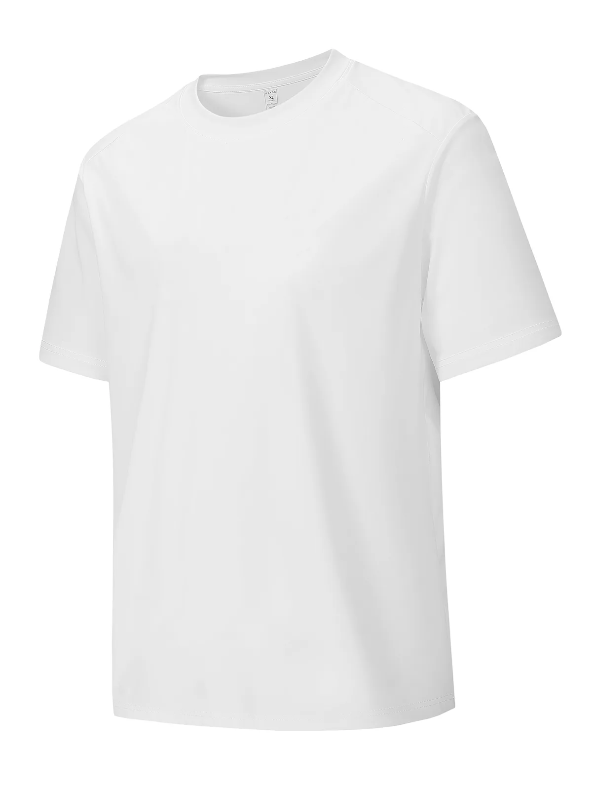 Men's Ice-Silk T-Shirt with Crew Neck