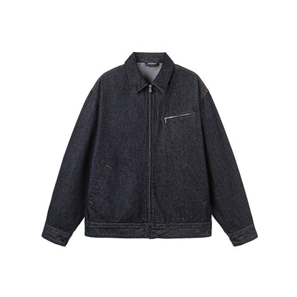 Men's Retro Indigo Denim Jacket