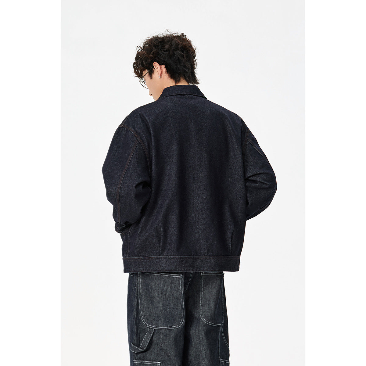 Men's Retro Indigo Denim Jacket