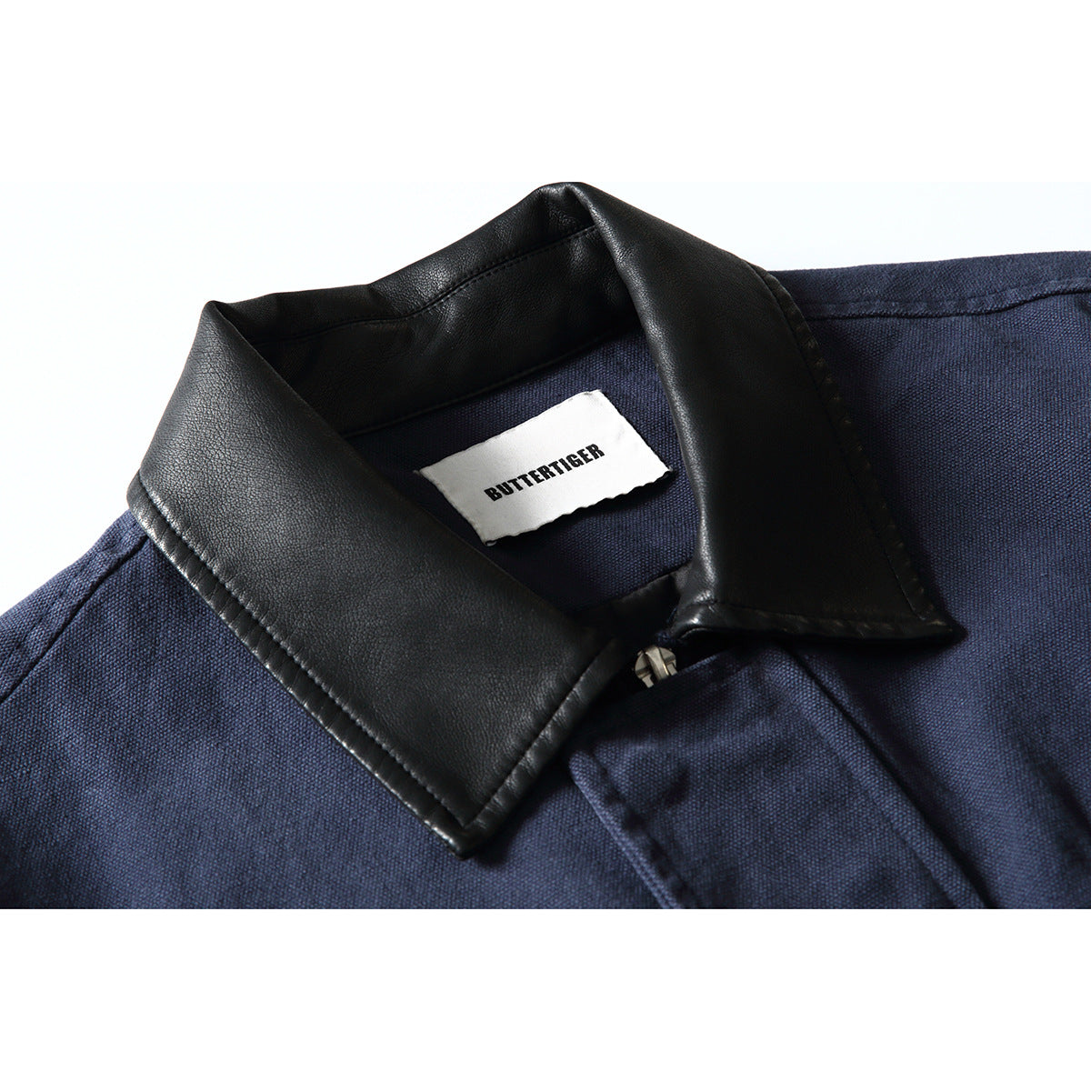Model 26 Spring and Autumn Japanese Style Retro Jacket Pu Turn-Down Collar Workwear Jacket Men's Casual Loose Top Trendy