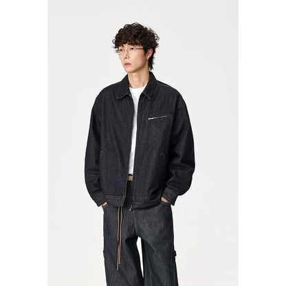 Men's Retro Indigo Denim Jacket